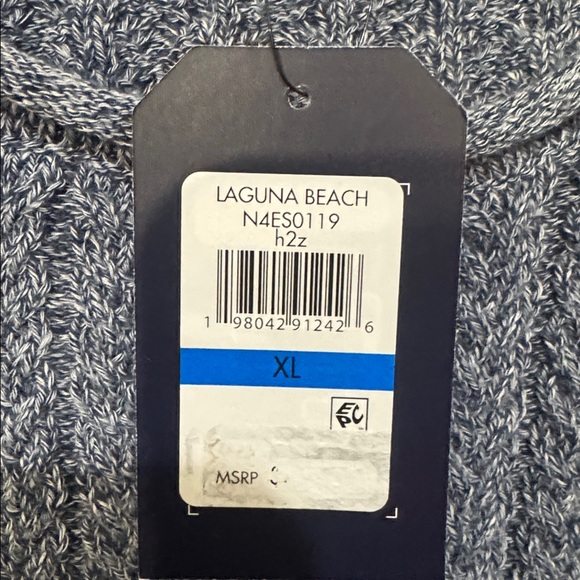 Nautica Jeans Men’s Sweater Vest XL | Laguna Beach Knit | New With Tags - Picture 5 of 8